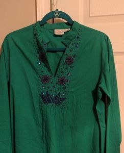 Embroidered/beaded top